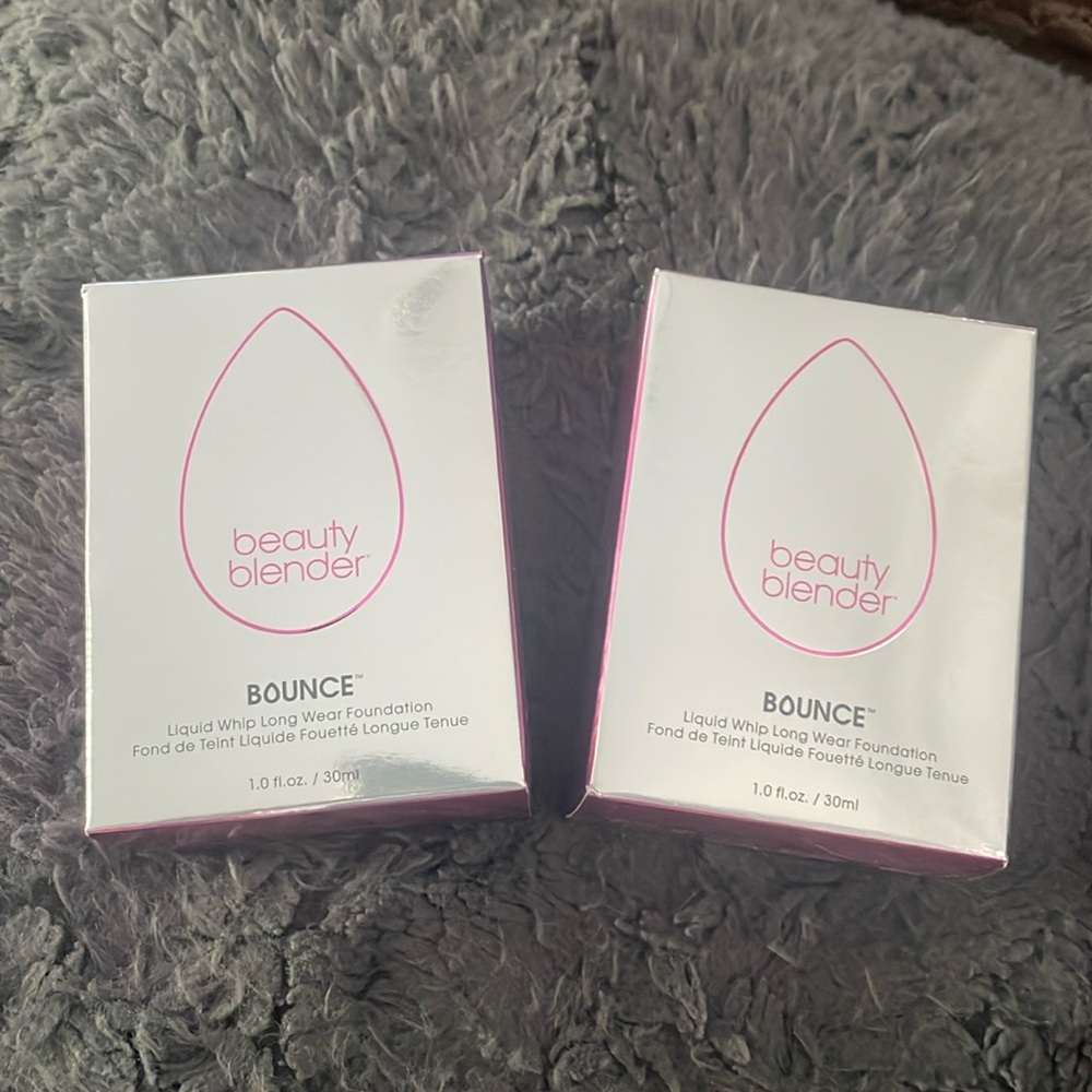 2 NEW beauty blender bounce liquid whip long wear foundation FULL SIZE (1.30W)